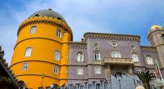 The colorful Pena Palace